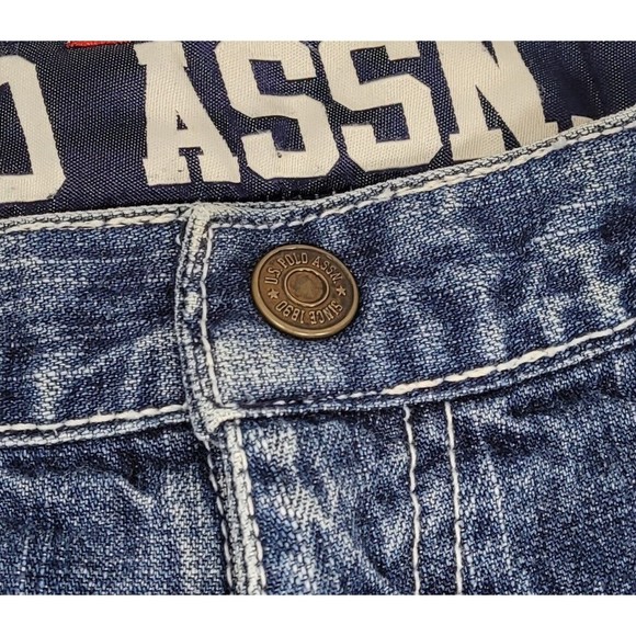 US Polo Assn Boy's Cargo Denim Jeans Stitch and Print Detail 8-Pocket Size 6 - Picture 7 of 16